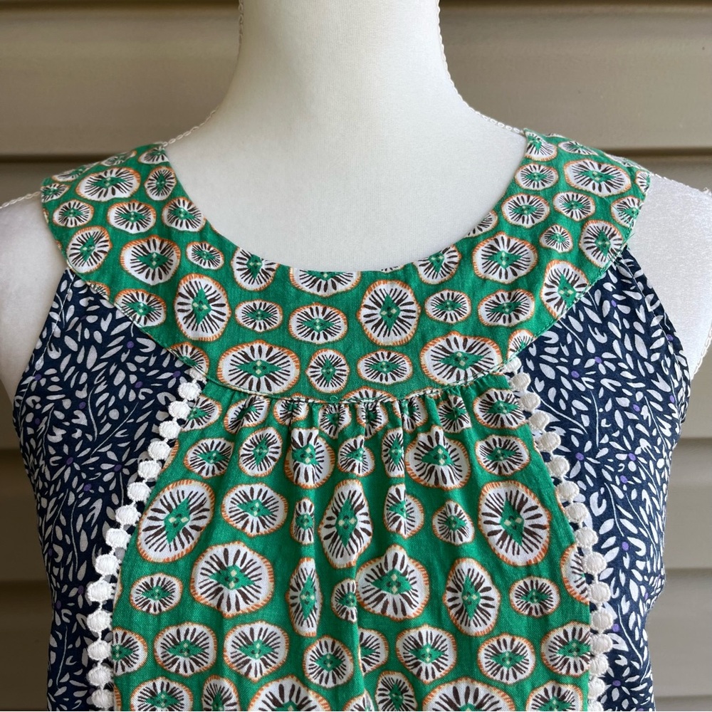 Thml Patterned Sleeveless Boho Blouse - Size Xs - image 3